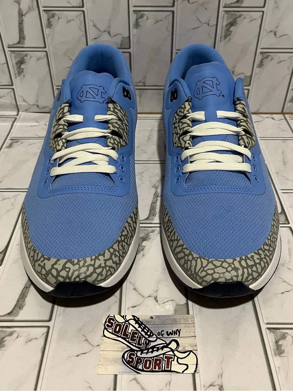 New Nike Air Jordan Racer 89 PE Player Exclusive Training Shoes UNC Tarheels Men